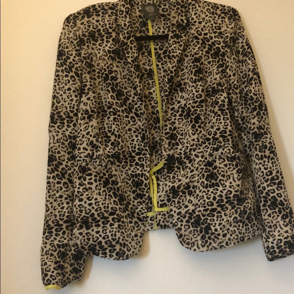 Cheetah blazer